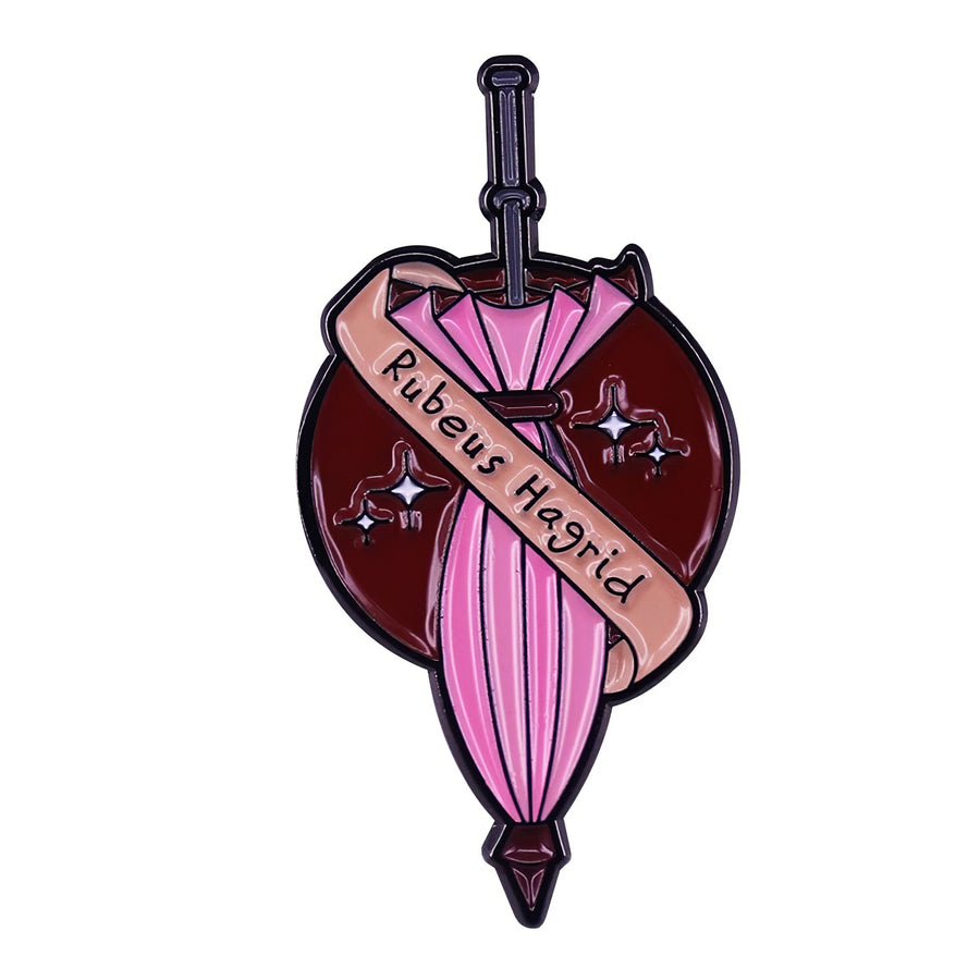 Pin Varita Rosa Hagrid