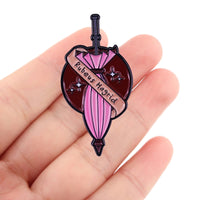 Pin Varita Rosa Hagrid