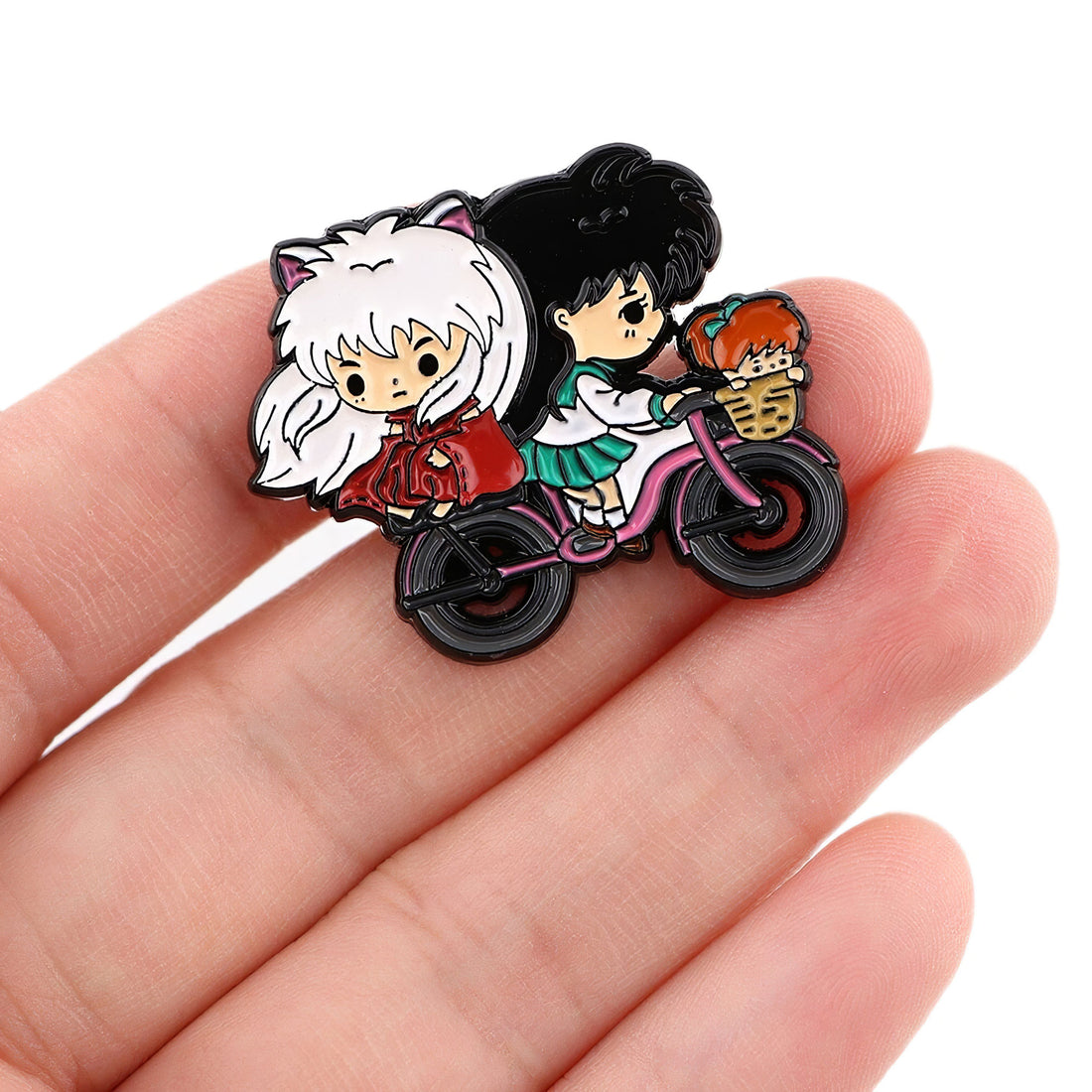 Pin Kagome y Shippo en Bici