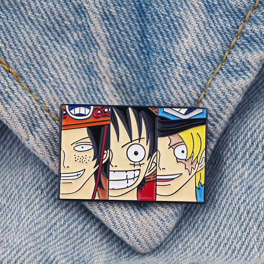 Pin Los tres hermanos: Luffy, Ace y Sabo