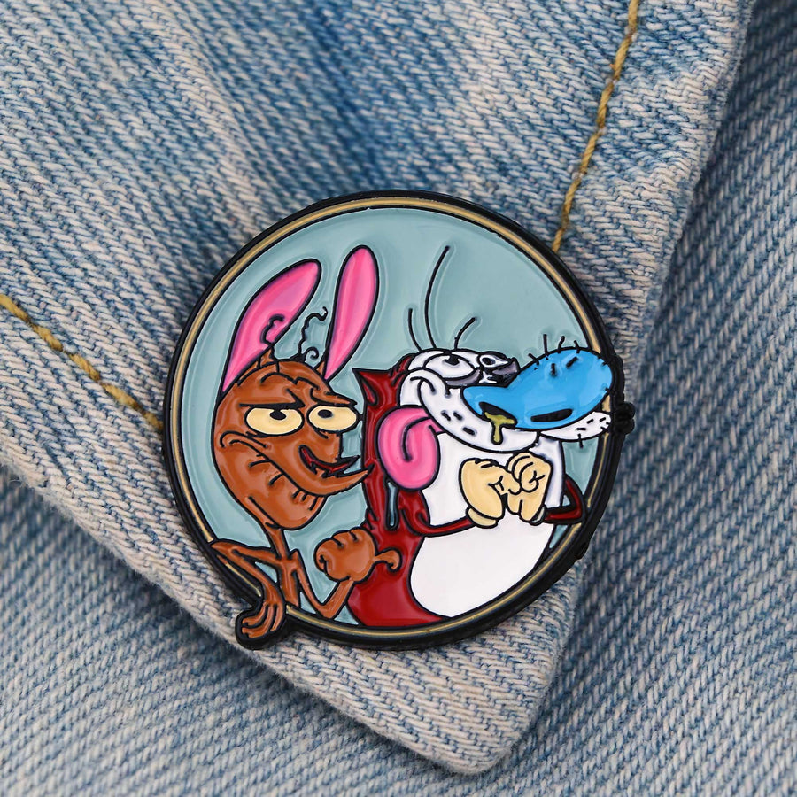 Pin Chihuahua Ren y Gato Stimpy