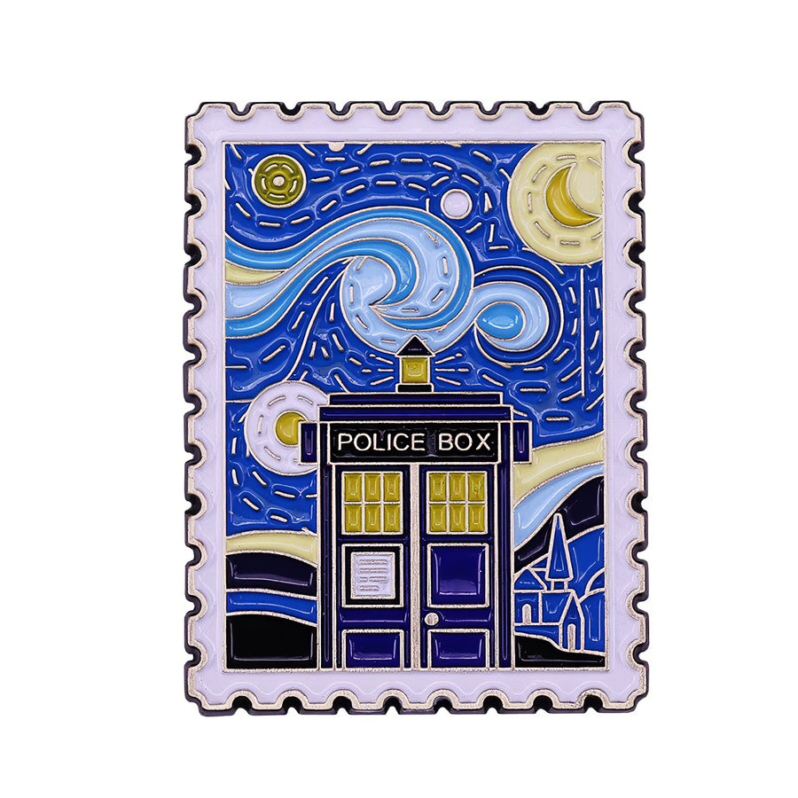 Pin Cuadro de Arte Tardis