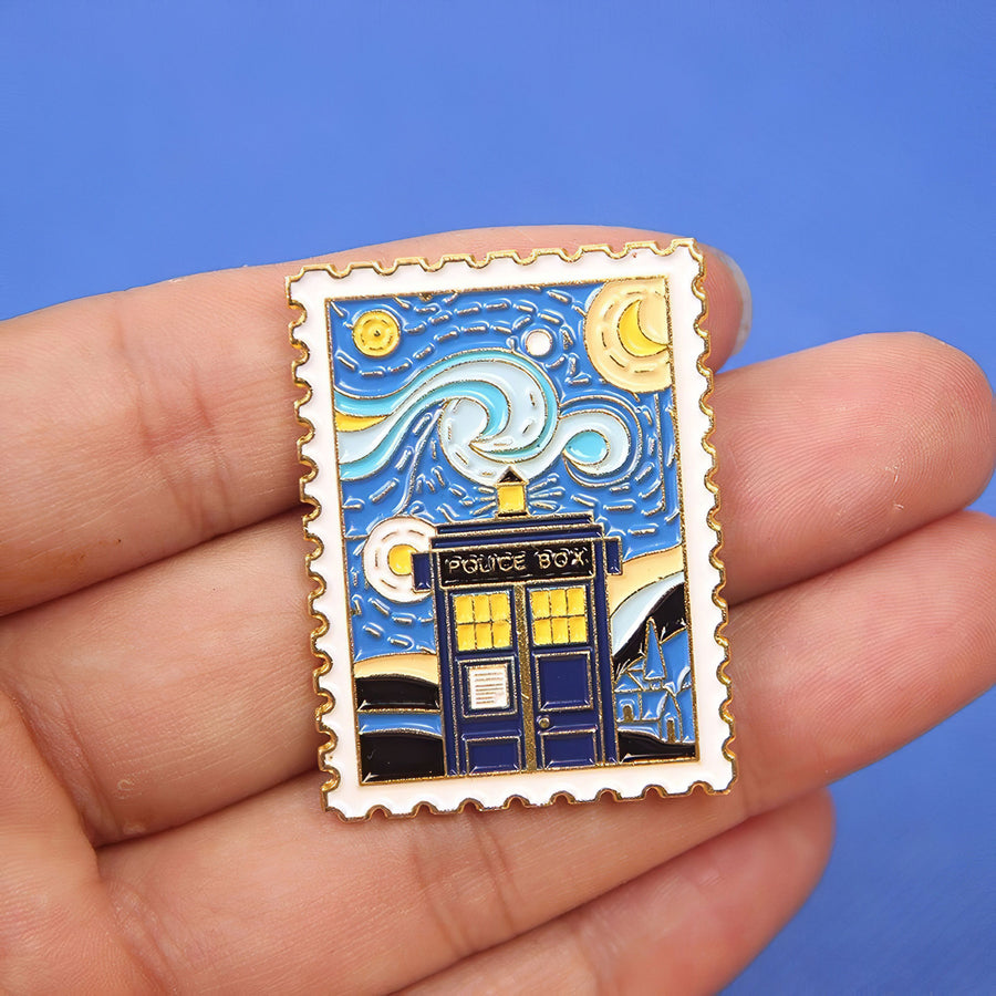 Pin Cuadro de Arte Tardis